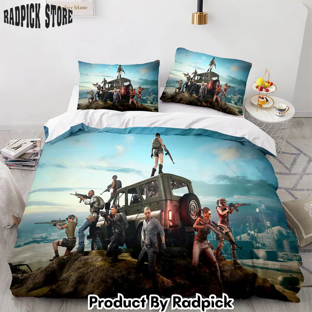 Player unknowns battlegrounds cosplay bedding sets duvet covers sheets  rp0421654